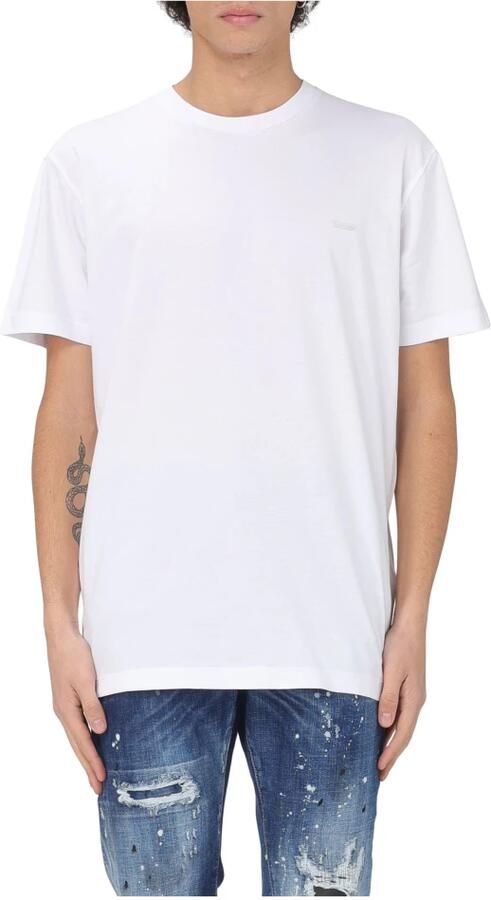 Dsquared2 Katoenen T-shirt met korte mouwen en logo Blue Heren - Foto 7