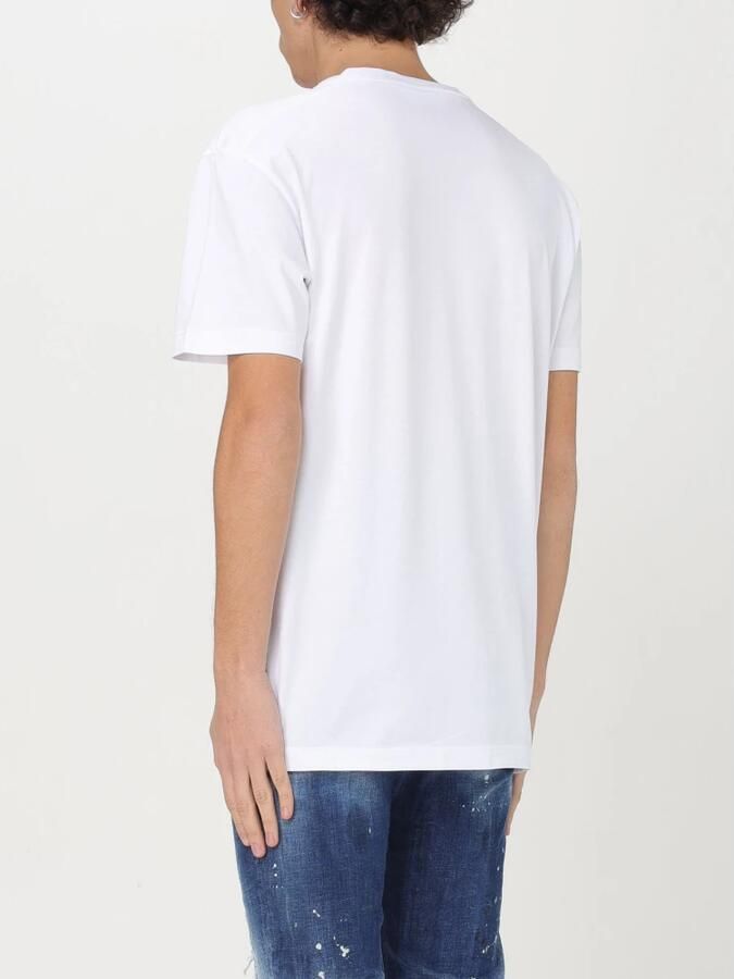 Dsquared2 Katoenen T-shirt met korte mouwen en logo Blue Heren - Foto 3