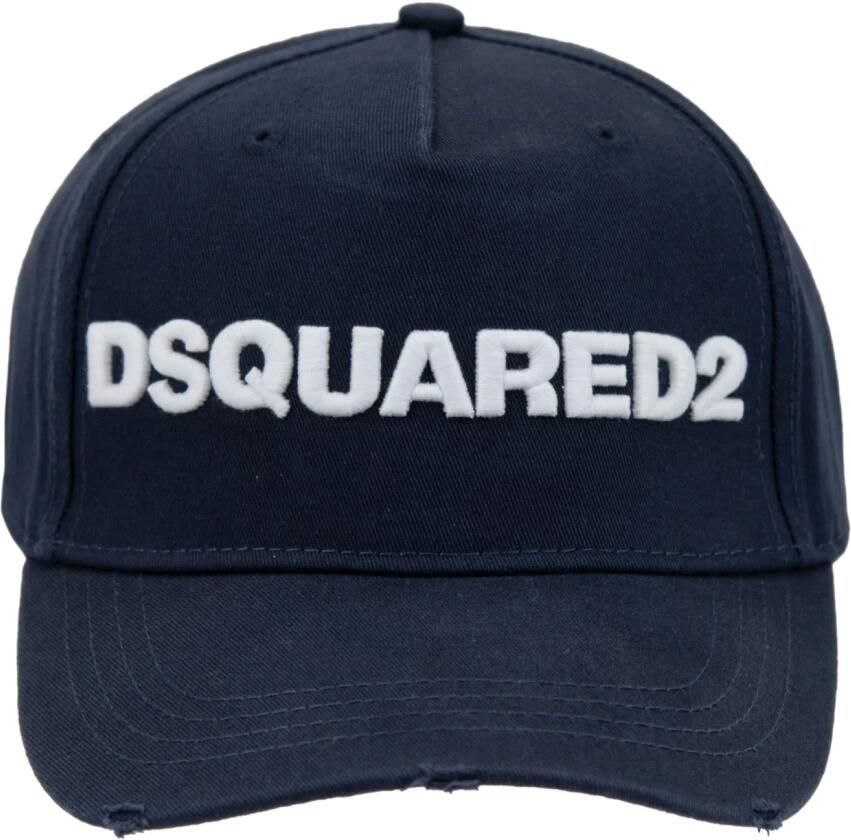 Dsquared2 Honkbalpet met geborduurd logo met reliëf Zwart Unisex