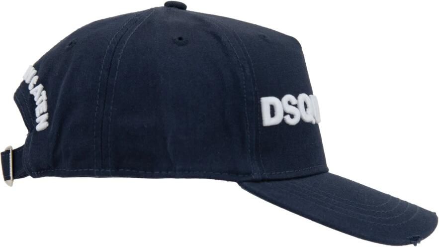 Dsquared2 Honkbalpet met geborduurd logo met reliëf Zwart Unisex - Foto 4