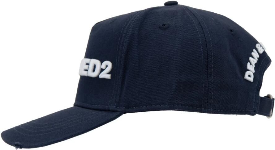 Dsquared2 Honkbalpet met geborduurd logo met reliëf Zwart Unisex - Foto 5