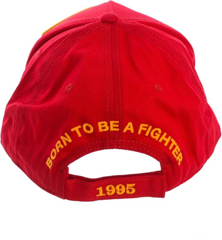 Dsquared2 Geborduurde Herenpet met Klittenbandsluiting Red Heren - Foto 2