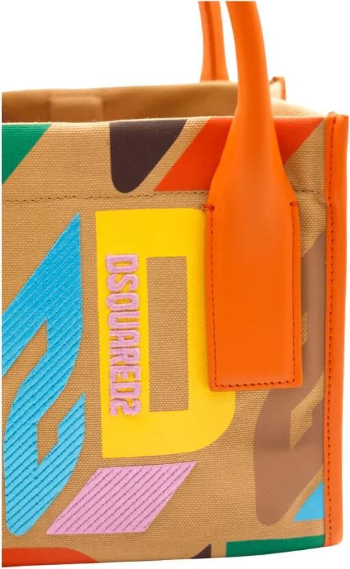 Dsquared2 Shoppers Shopping Small Canvas Stamp Monogram in meerkleurig - Foto 4