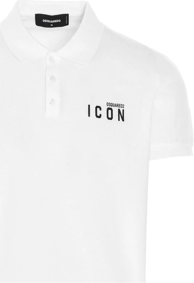 Dsquared2 Heren Polo Shirt Klassieke Toevoeging aan je Garderobe White Heren - Foto 4