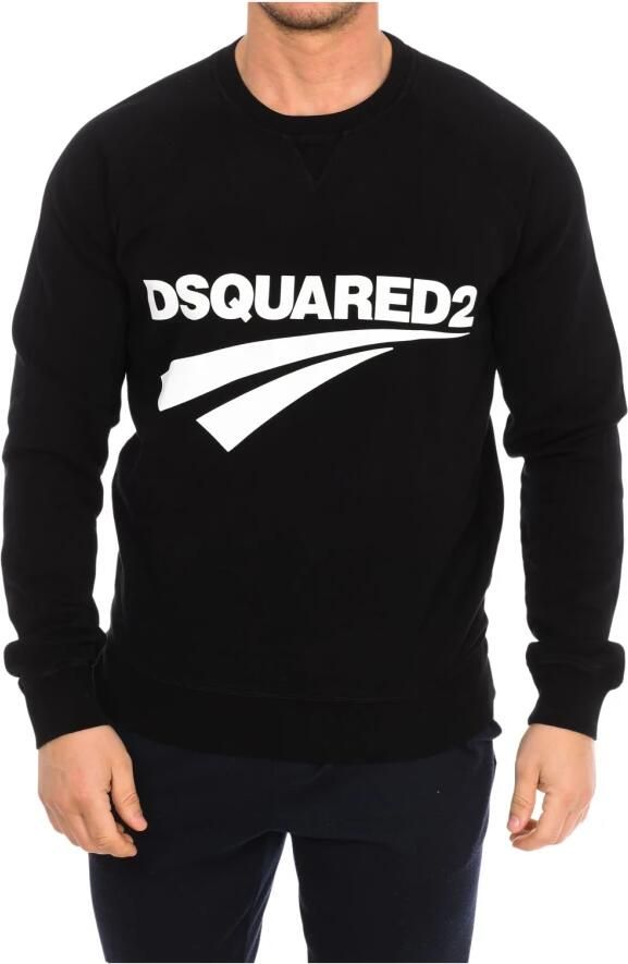 Dsquared2 Logo Sweatshirt met Voorlogo Black Heren - Foto 3