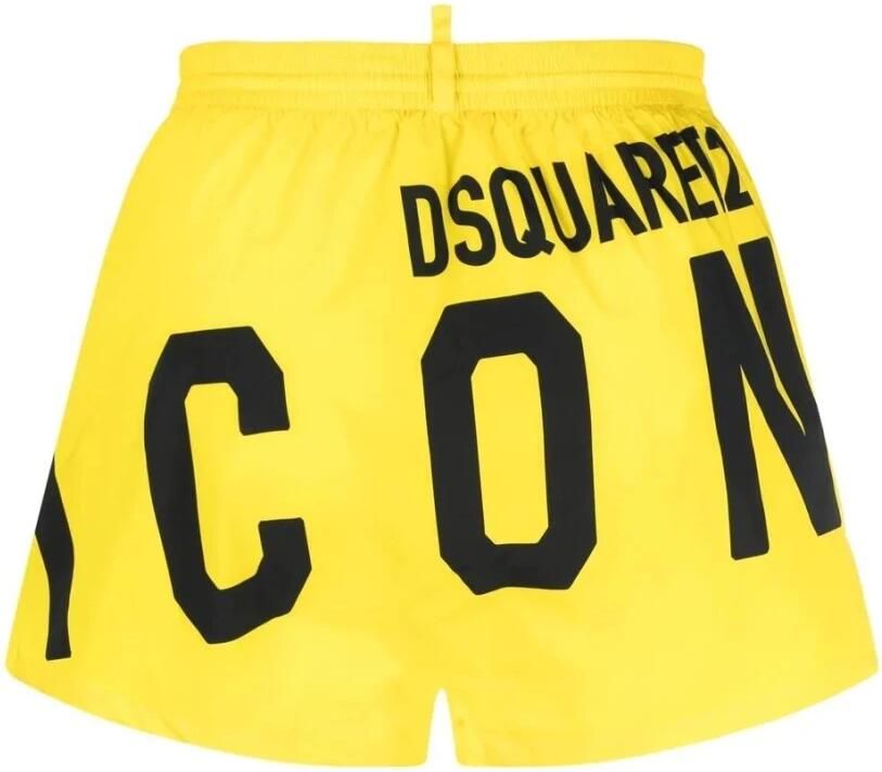 Dsquared2 Icon-print Zwembroek Yellow Heren - Foto 2
