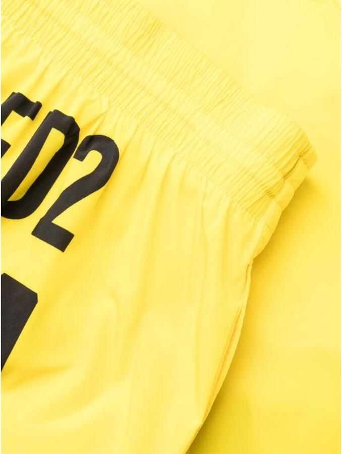 Dsquared2 Icon-print Zwembroek Yellow Heren