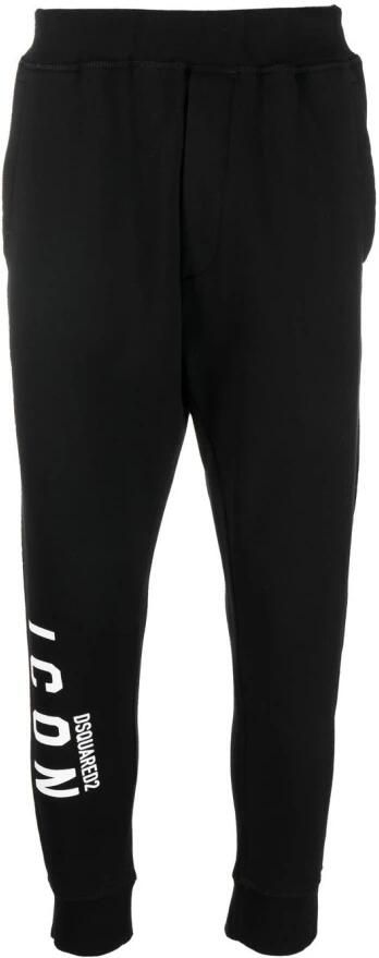 Dsquared2 Sportkleding Fleece-gevoerde Broek Black Heren - Foto 12