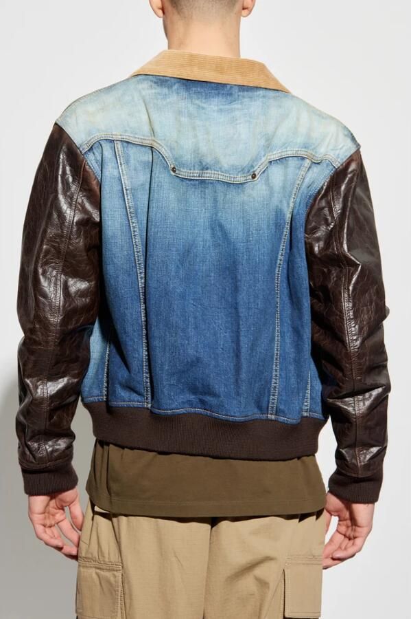 Dsquared2 Jas gemaakt van gecombineerde materialen Blue Heren - Foto 6