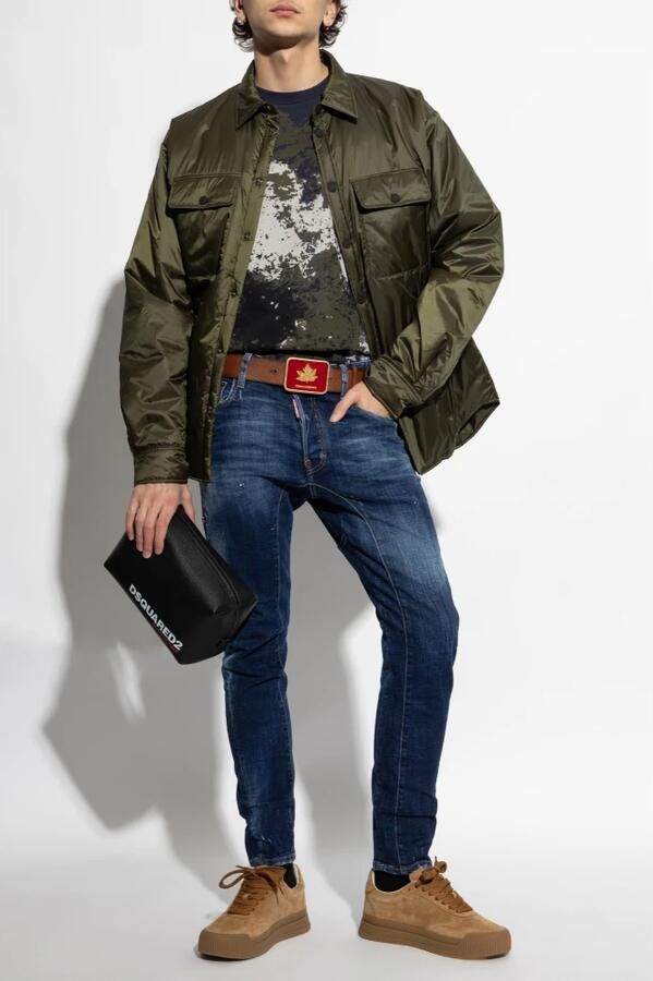 Dsquared2 T-shirt met print Blue Heren - Foto 4