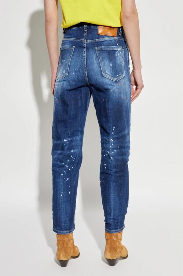 Dsquared2 Vintage Boston Jeans met Unieke Gebruikte Look Blue Dames - Foto 7