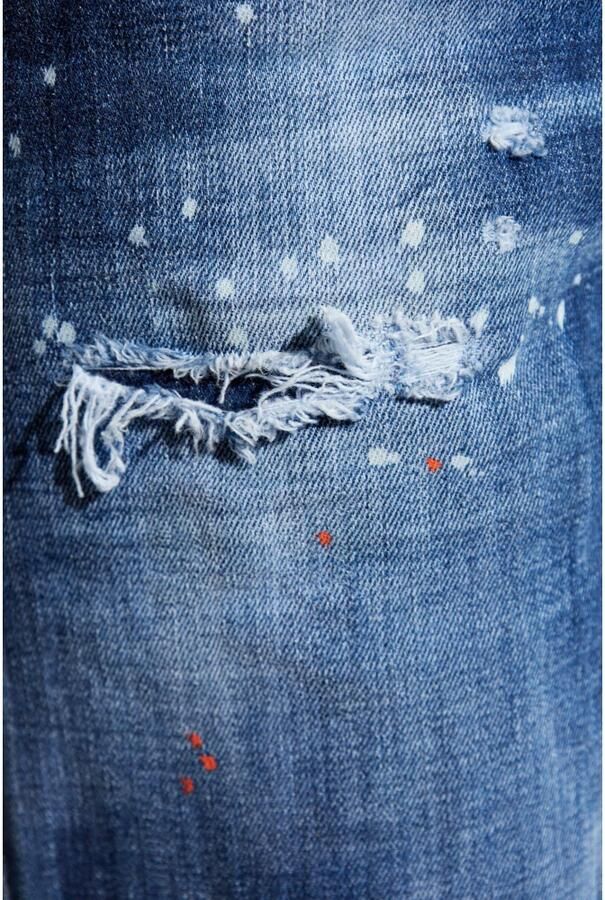 Dsquared2 Vintage Boston Jeans met Unieke Gebruikte Look Blue Dames - Foto 4