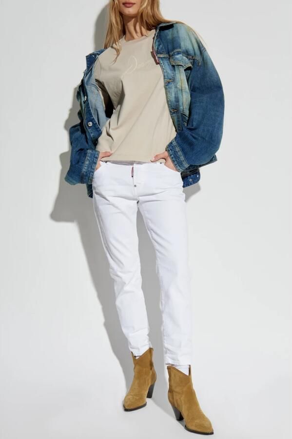 Dsquared2 Slim fit jeans met labeldetail - Foto 4