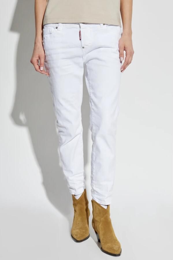 Dsquared2 Slim fit jeans met labeldetail - Foto 5
