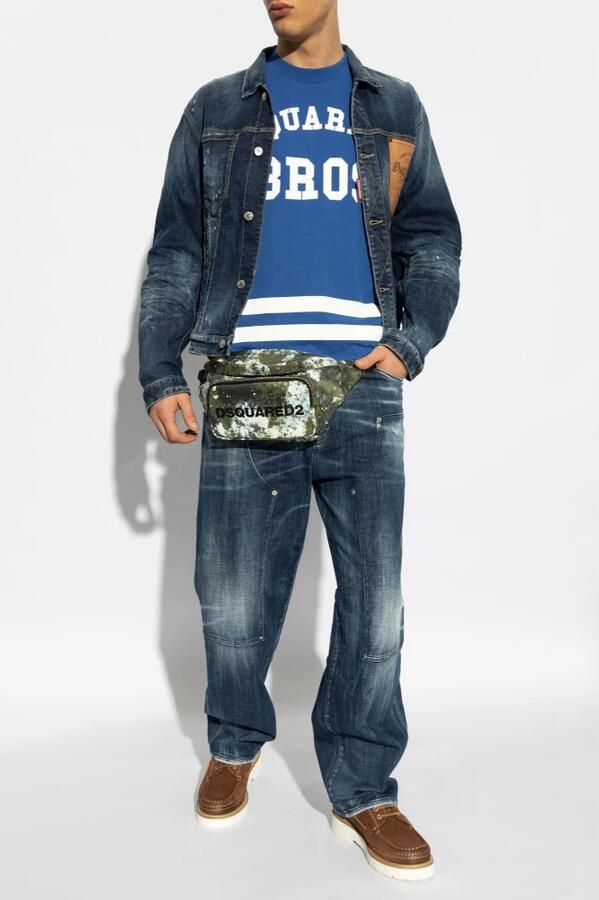 Dsquared2 T-shirt met logo Blue Heren - Foto 4