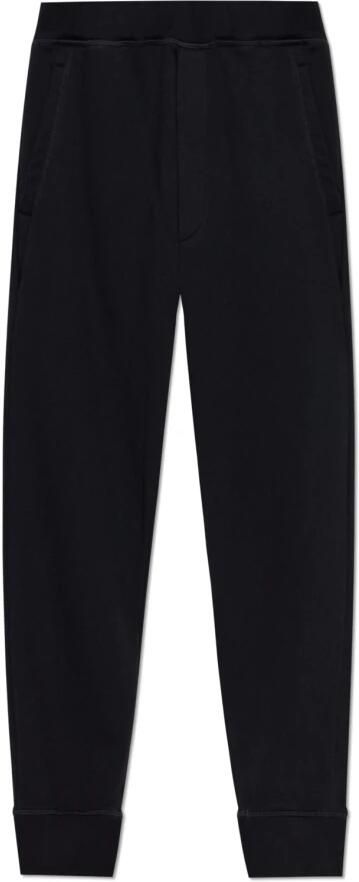 Dsquared2 Katoenen sweatpants Black Heren