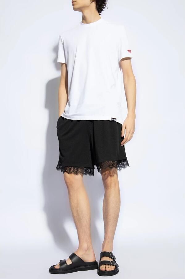 Dsquared2 Katoenen T-shirt met logopatch White Heren - Foto 2