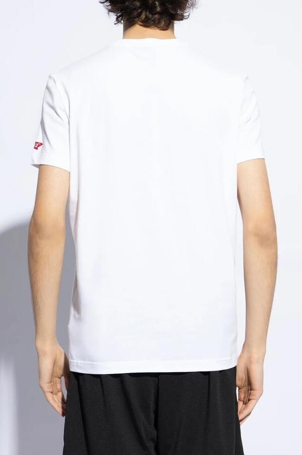 Dsquared2 Katoenen T-shirt met logopatch White Heren - Foto 4