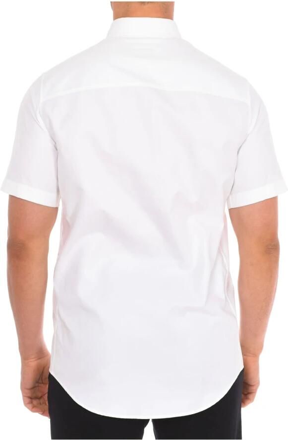 Dsquared2 Klassieke pasvorm korte mouwen overhemd White Heren - Foto 2