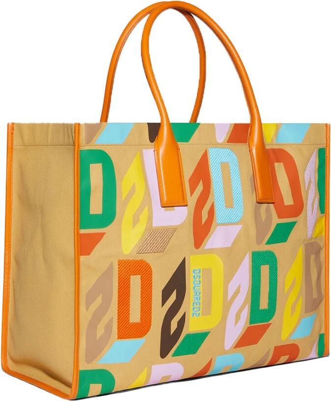 Dsquared2 Shoppers Shopper Canvas Monogram Embroidery in meerkleurig - Foto 3
