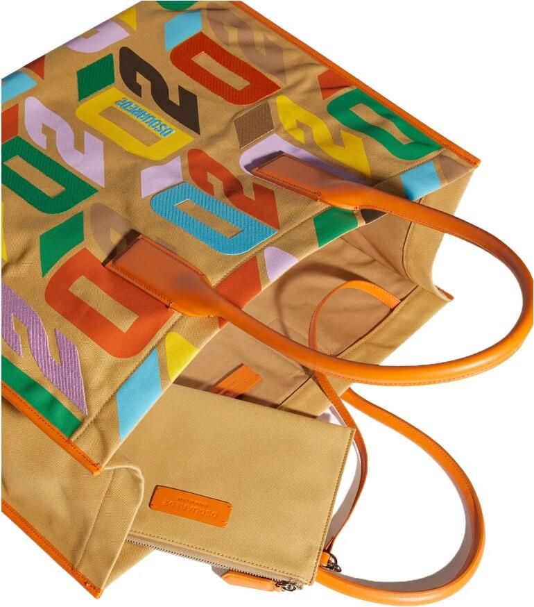 Dsquared2 Shoppers Shopper Canvas Monogram Embroidery in meerkleurig - Foto 2