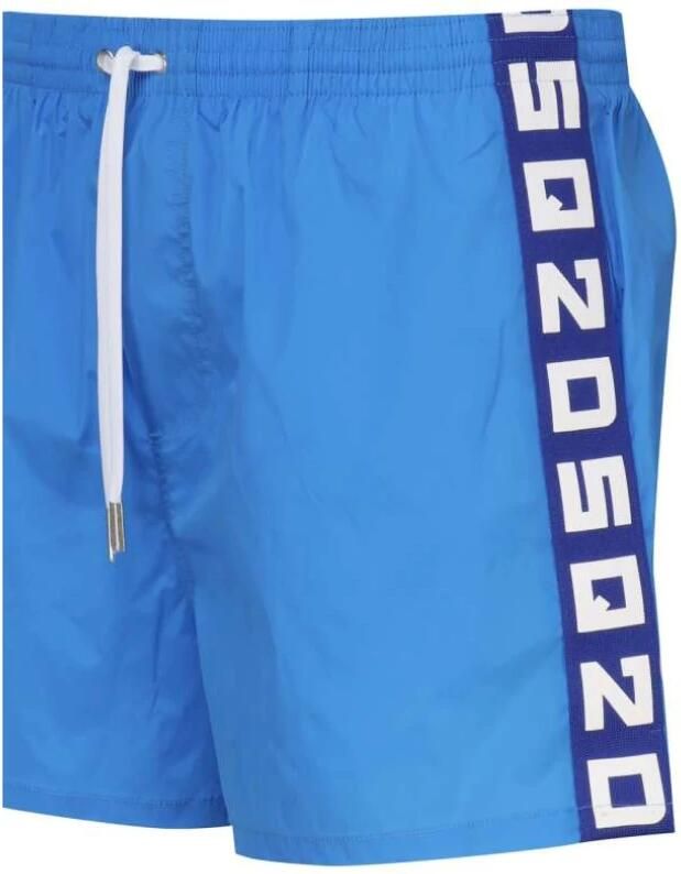 Dsquared2 Zwembroek met logo Blue Heren