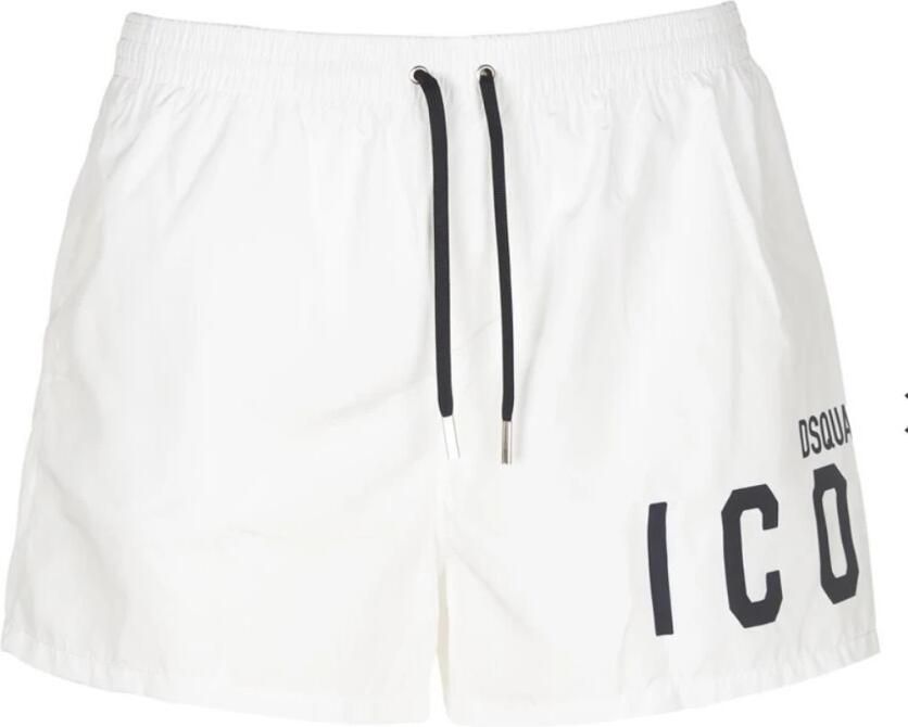 Dsquared2 Midi Boxer Briefs White Heren