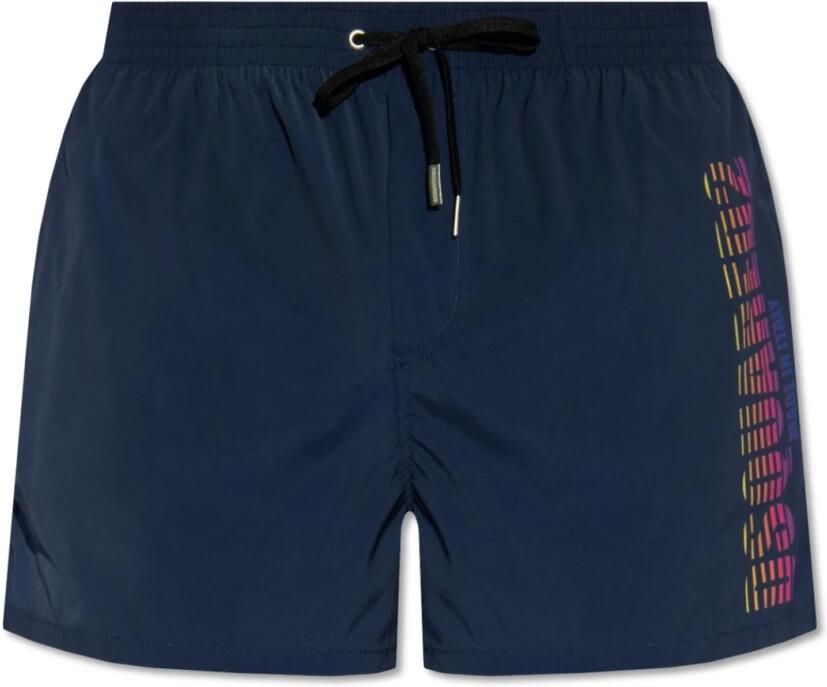 Dsquared2 Navy Blue Zwemkleding Blue Heren - Foto 3