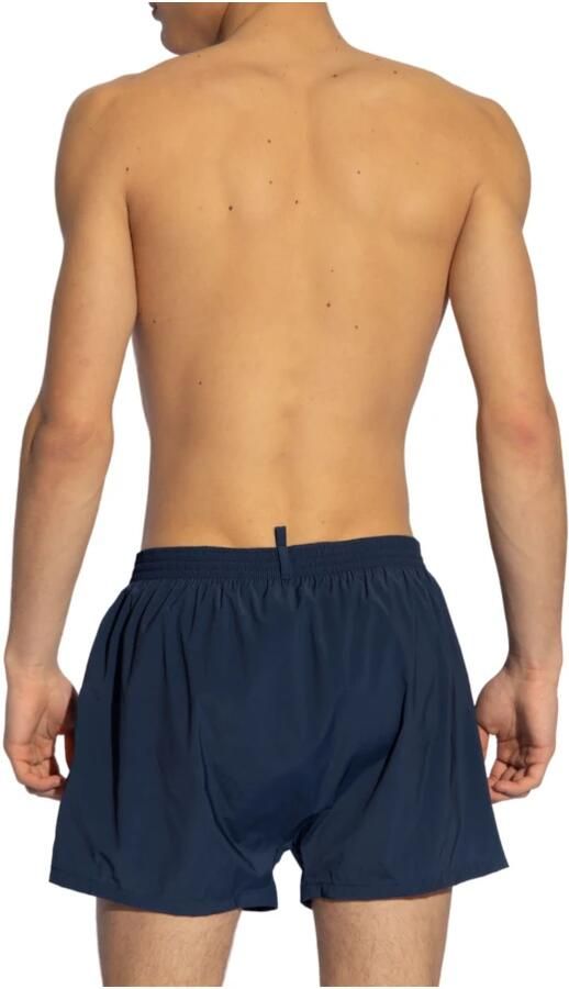 Dsquared2 Navy Blue Zwemkleding Blue Heren