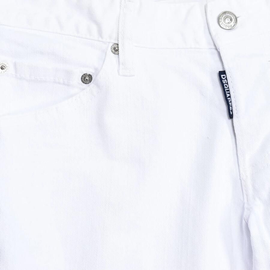 Dsquared2 Recht Gesneden Lange Broek White Heren
