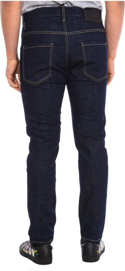 Dsquared2 Rechte Snit Lange Broek Blue Heren - Foto 3