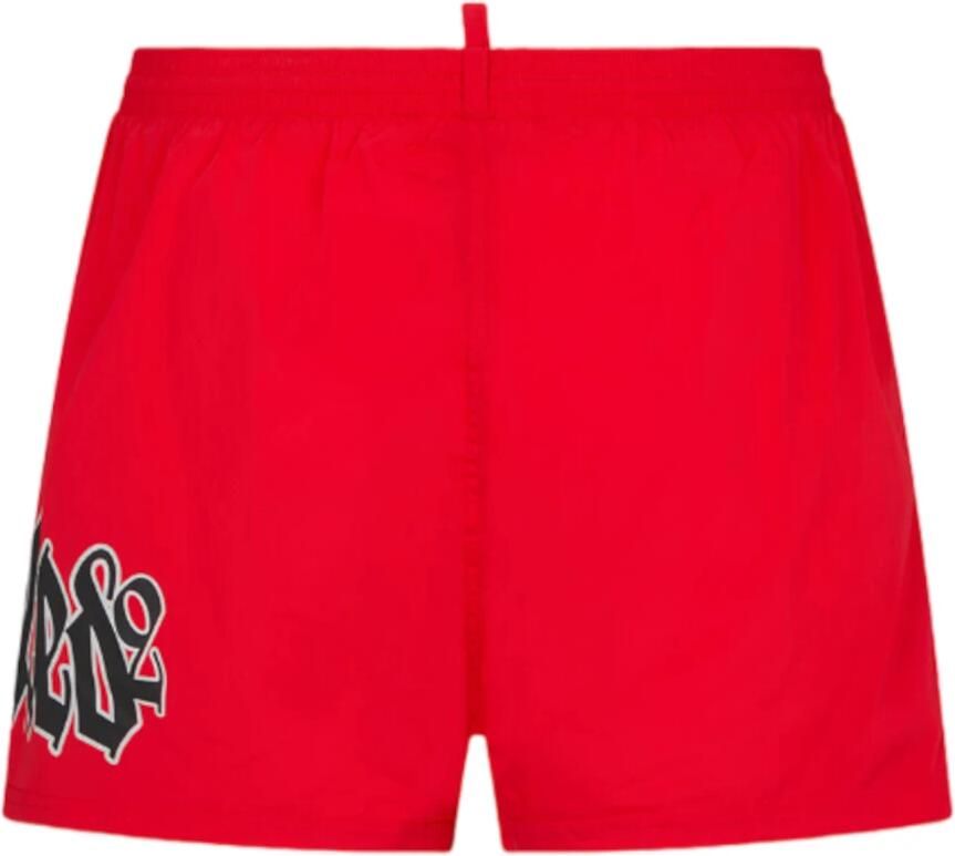 Dsquared2 Rode Sea Clothing Boxer Midi Red Heren - Foto 7