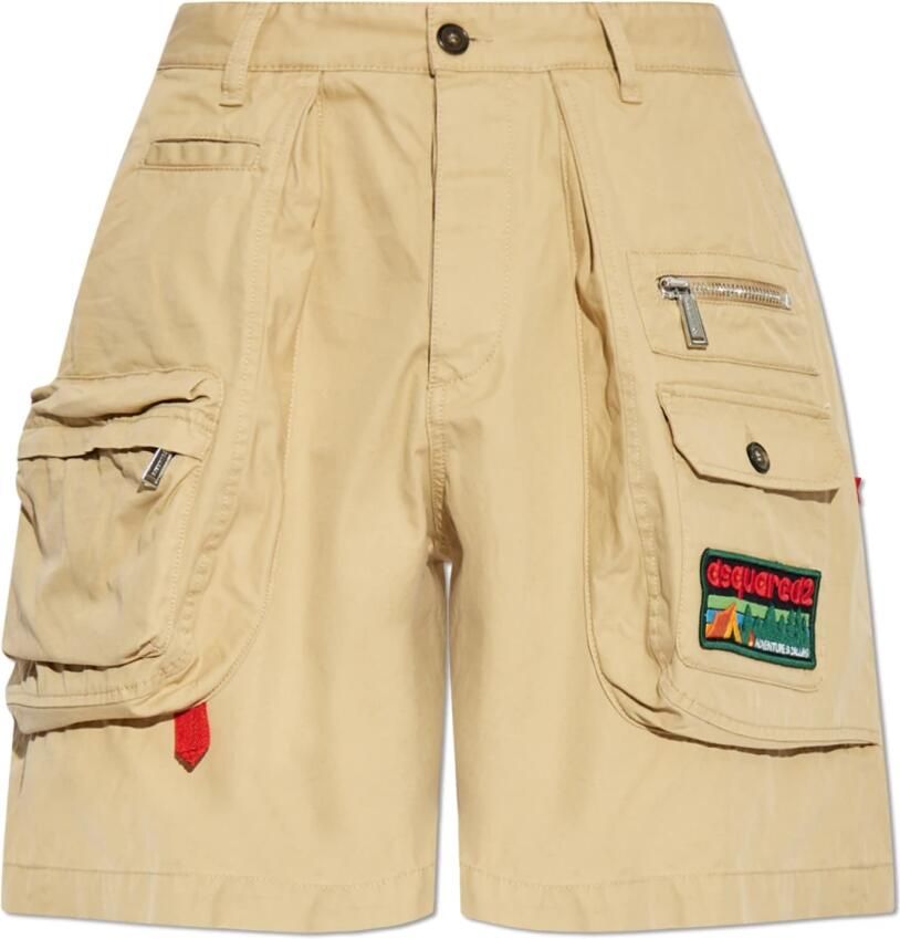 Dsquared2 Loose fit cargoshorts met labelpatch