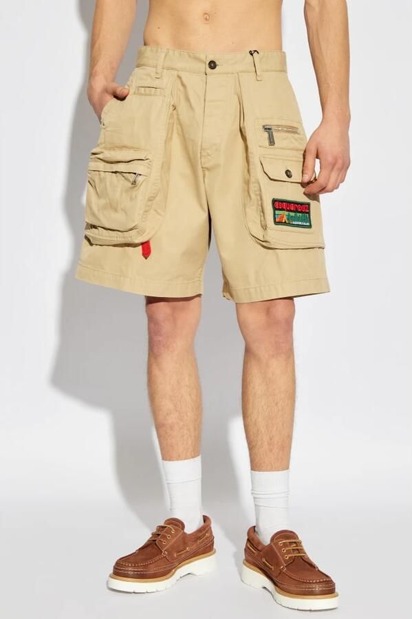 Dsquared2 Loose fit cargoshorts met labelpatch - Foto 5