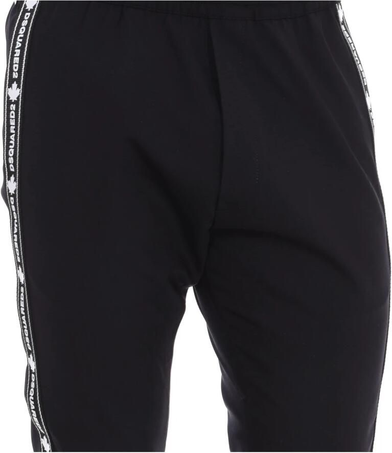 Dsquared2 Sportieve Wollen Trainingsbroek Black Heren
