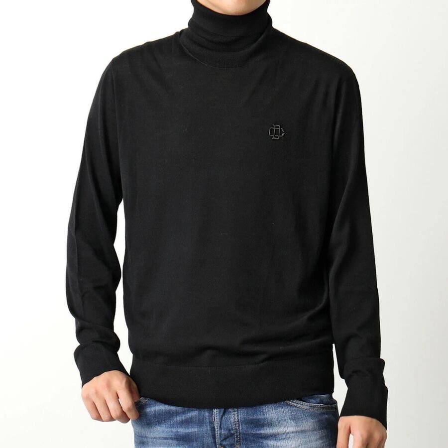 Dsquared2 Stijlvolle Pullover Trui voor Mannen Black Heren
