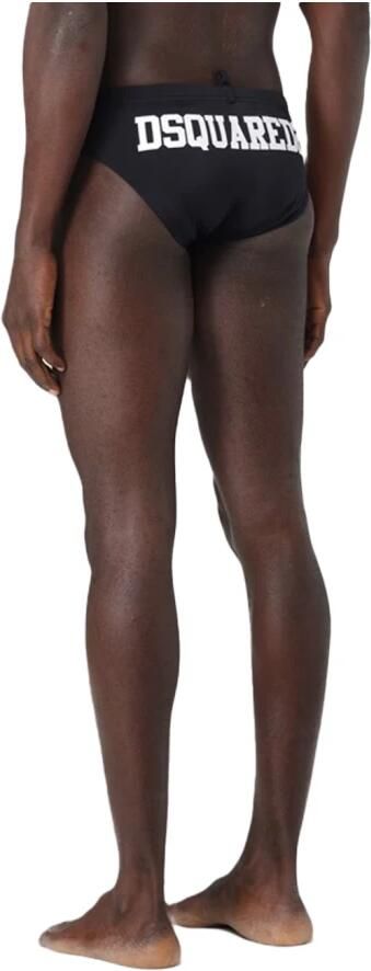 Dsquared2 Strakke Pasvorm Nylon Zwemkleding Black Heren - Foto 3