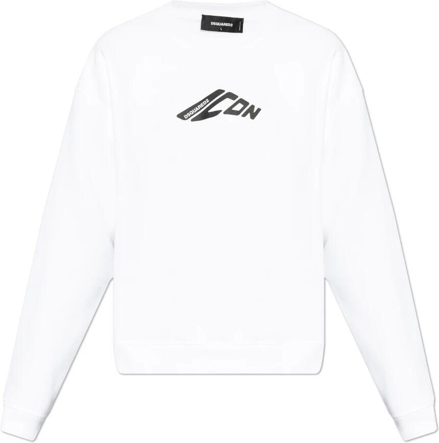 Dsquared2 Sweatshirt met logo White Heren