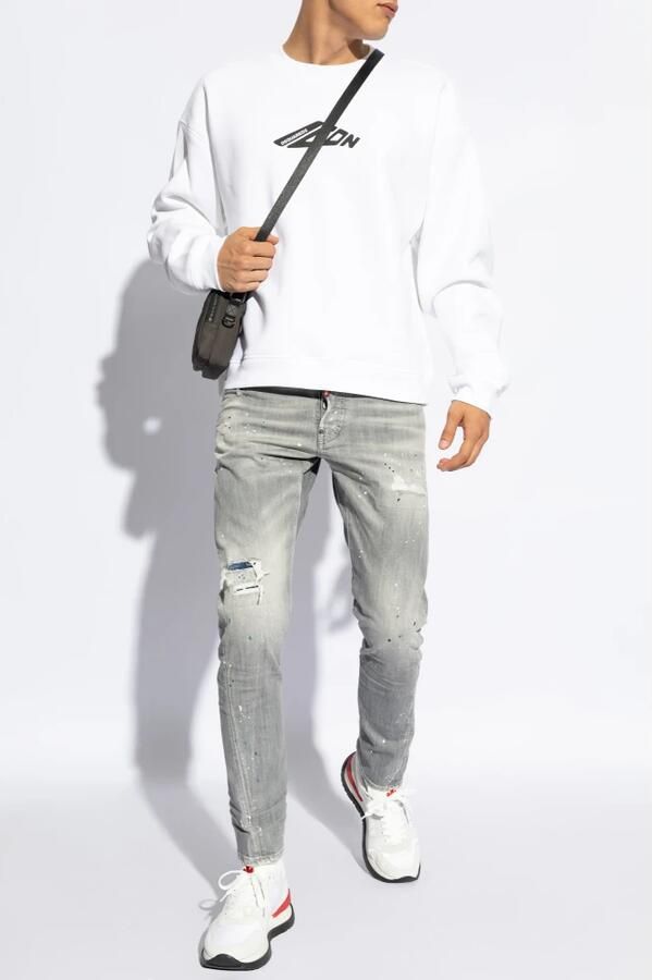 Dsquared2 Sweatshirt met logo White Heren - Foto 4