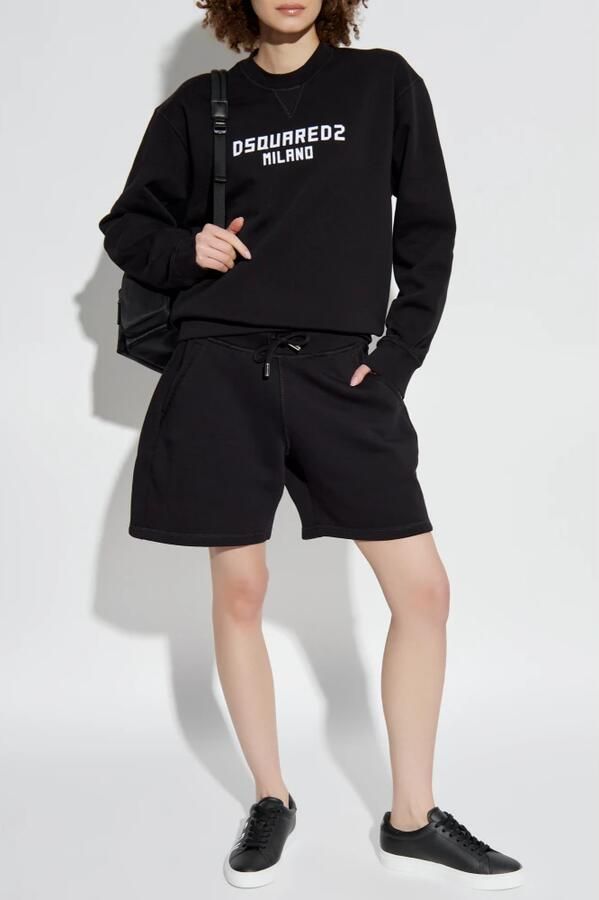 Dsquared2 oversized sweatshirt met labelprint - Foto 4
