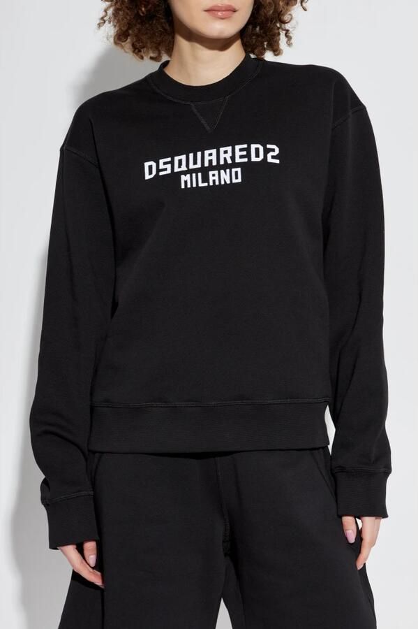 Dsquared2 oversized sweatshirt met labelprint - Foto 5