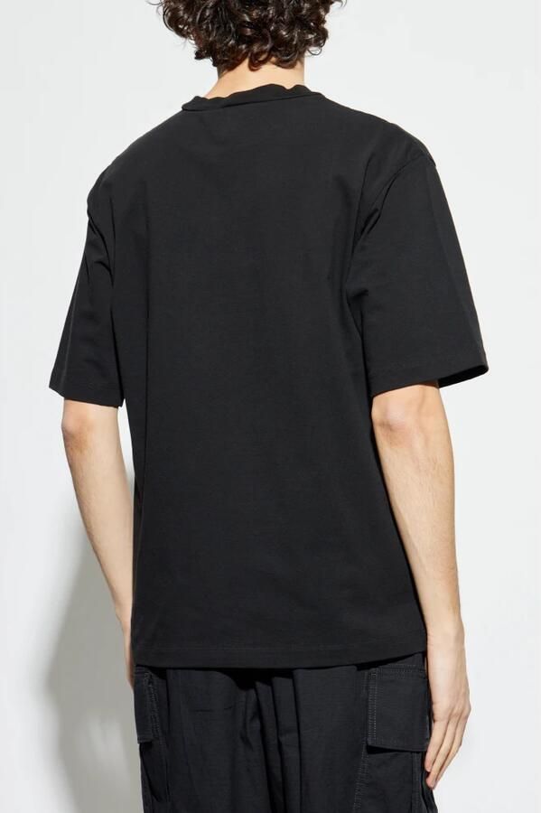 Dsquared2 Zwart Icon Motif Crew Neck T-shirt Black Heren - Foto 6