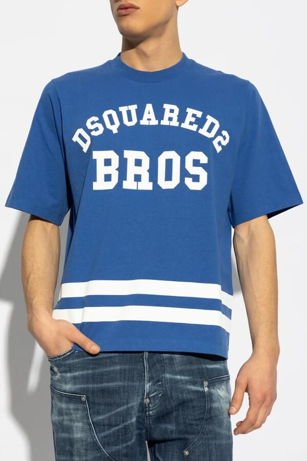 Dsquared2 T-shirt met logo Blue Heren - Foto 5