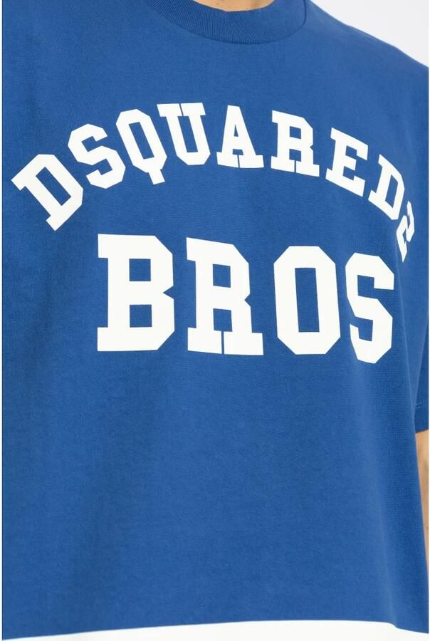 Dsquared2 T-shirt met logo Blue Heren - Foto 3