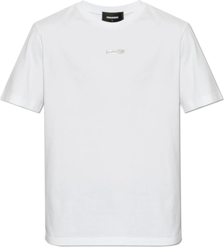 Dsquared2 Witte T-shirt en Polo Collectie White Heren