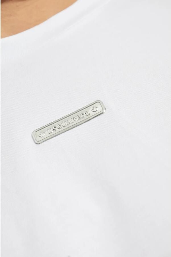 Dsquared2 Witte T-shirt en Polo Collectie White Heren - Foto 4