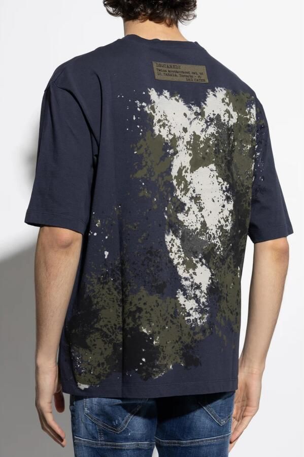 Dsquared2 T-shirt met print Blue Heren - Foto 6
