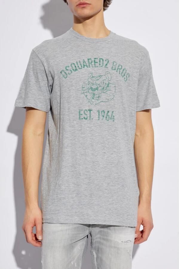 Dsquared2 T-shirt met print Gray Heren - Foto 6