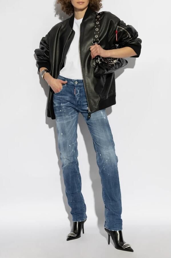 Dsquared2 Klassiek T-shirt met zak White Dames - Foto 5