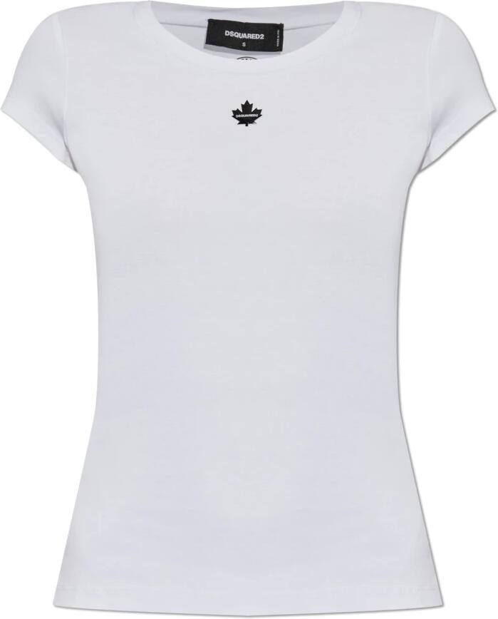 Dsquared2 Witte T-shirt voor mannen White Dames - Foto 3